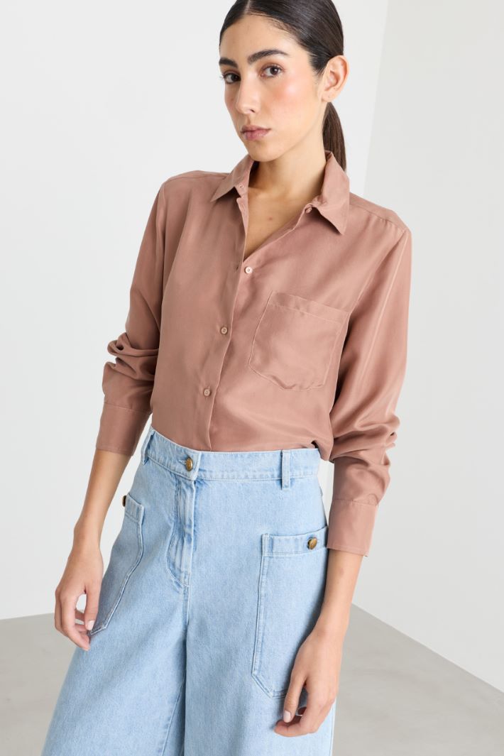 Blusa fluida - ROSA - Intrend - 2