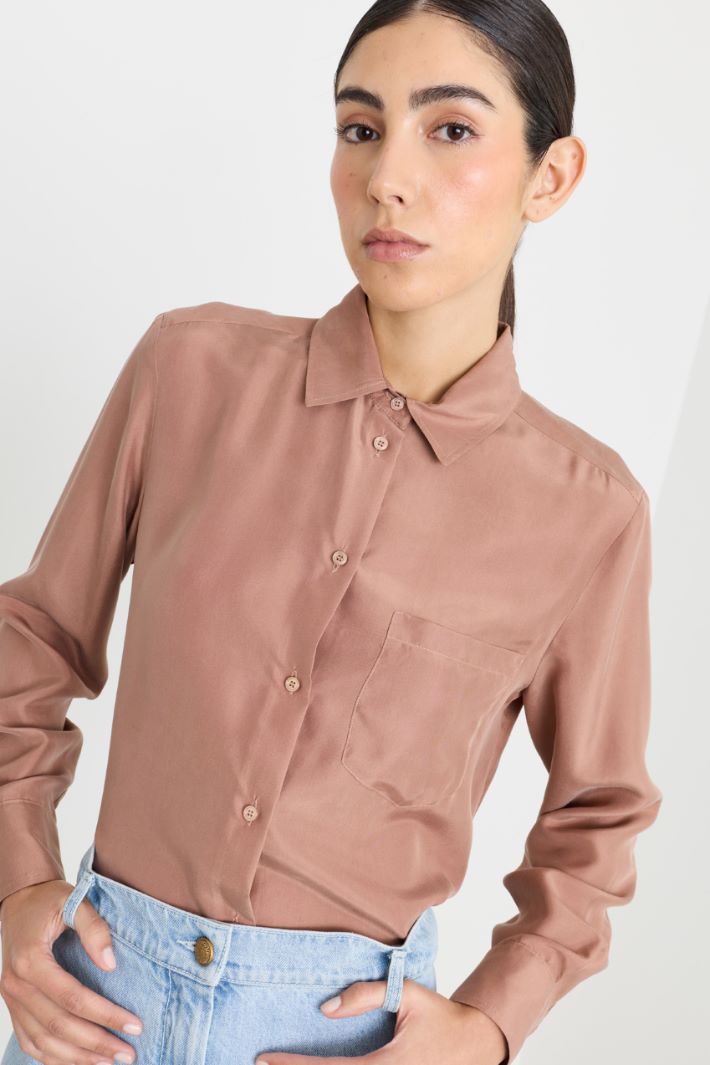 Blusa fluida - ROSA - Intrend - 3