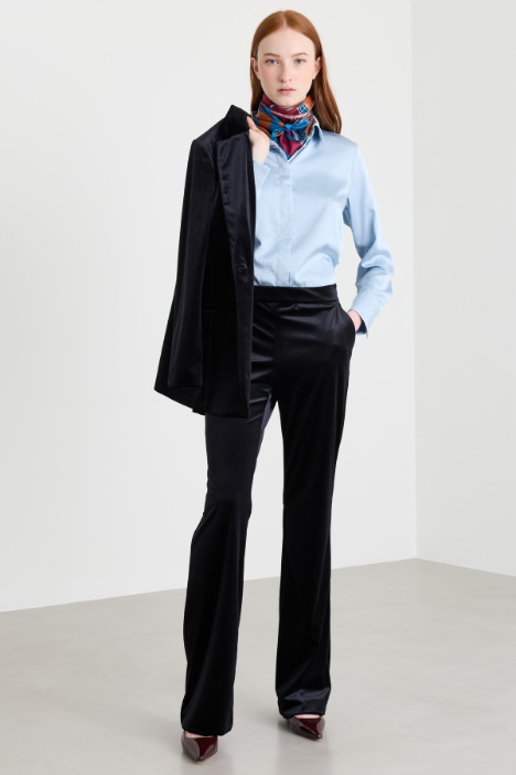 Camicia in raso con strass - Intrend
