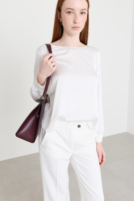 Blusa in raso stretch - Intrend