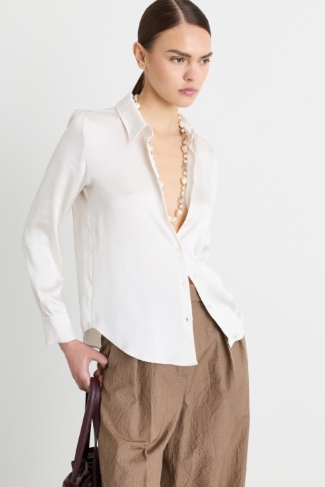 Camicia in raso martellato - Intrend