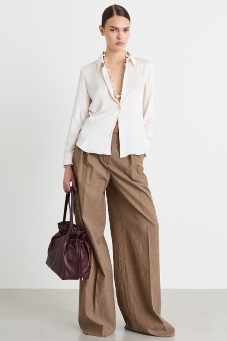 Camicia in raso martellato - Intrend