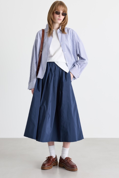 Camicia over in popeline - Intrend