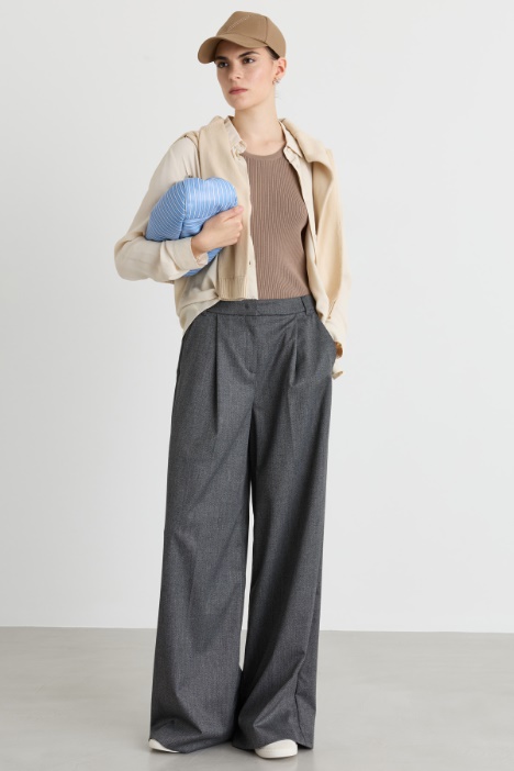 Camicia dritta in crepe - Intrend