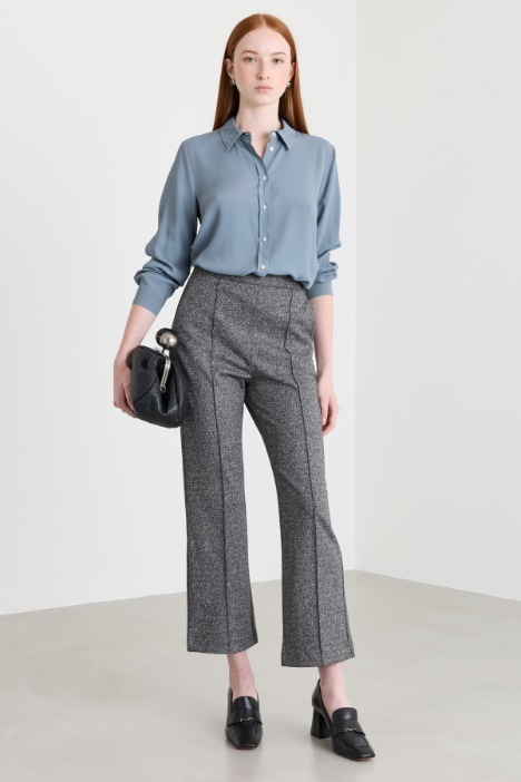 Camicia dritta in crepe - Intrend