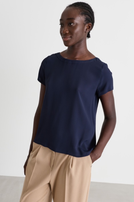 Crêpe de Chine blouse - Intrend