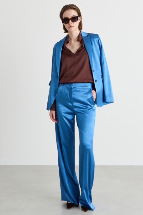 Blusa con nastri - Intrend