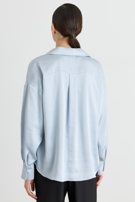 Blusa con nastri
