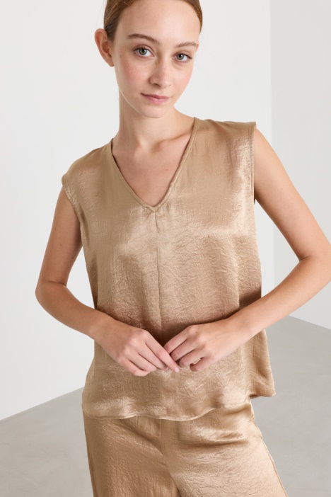 Blusa in raso