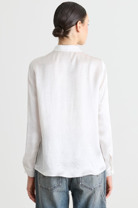Camicia in raso