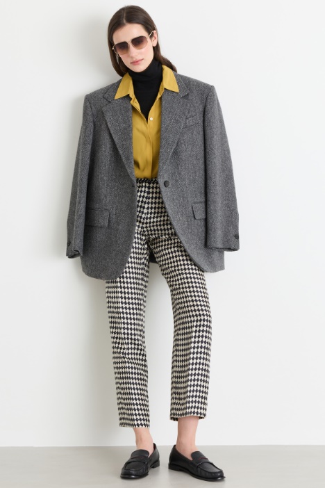 Camicia semiaderente con spacchi - Intrend