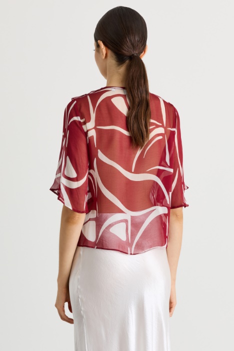 Blusa con volant