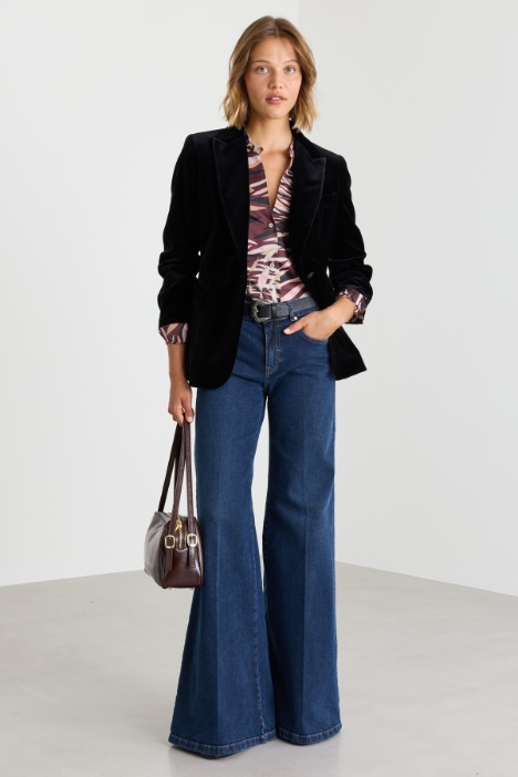 Camicia in twill stampato - Intrend