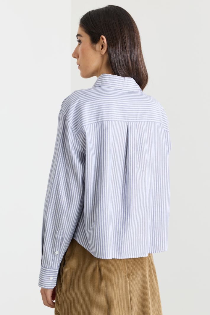 Oxford Shirt - BLUE WHITE - Intrend - 4