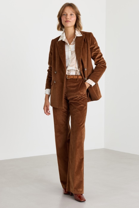 Camicia semiaderente in twil - Intrend