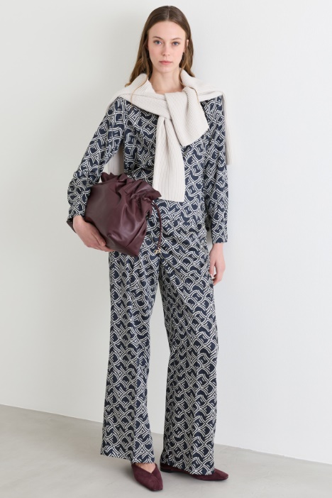 Bedruckte Bluse - Intrend