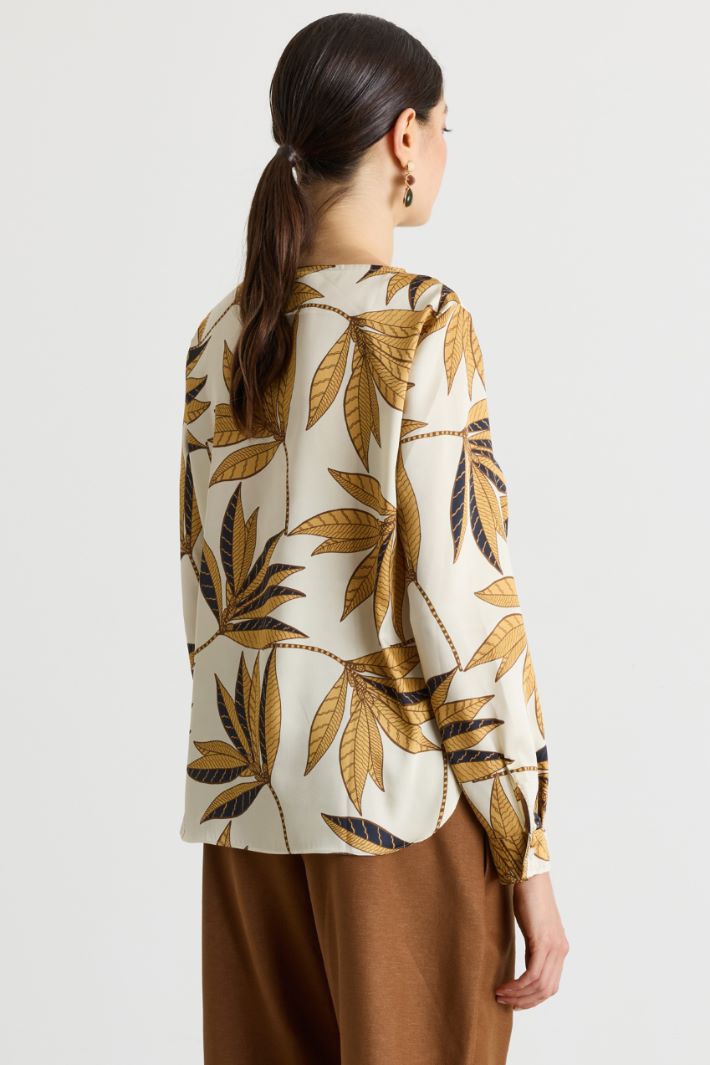 Blusa stampata - BIANCO CAMMELLO - Intrend - 4