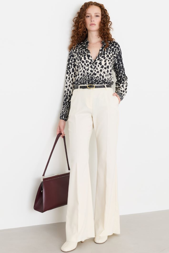 Camicia in twill stampato - ANIMALIER - Intrend