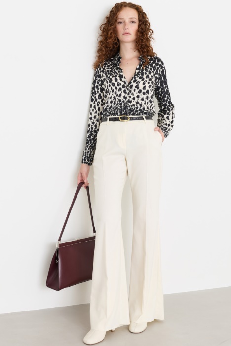Camicia in twill stampato - Intrend
