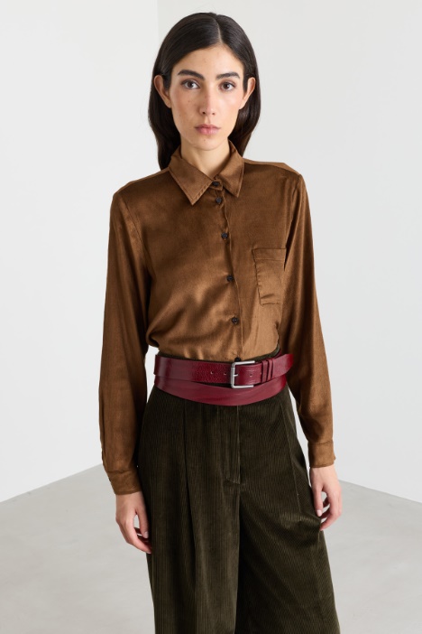 Camicia in velluto a coste - Intrend