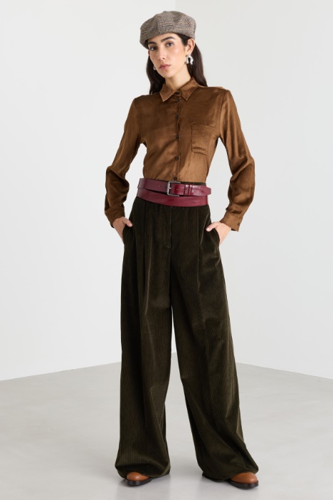 Camicia in velluto a coste - Intrend
