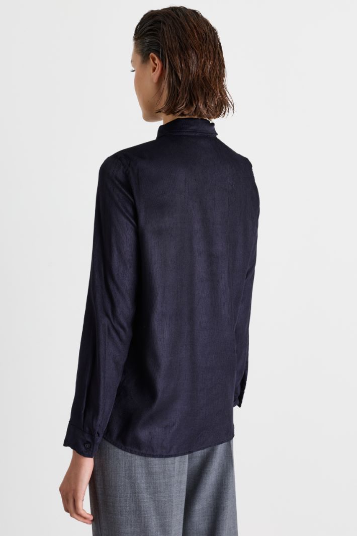 Camicia in velluto a coste - BLU - Intrend - 4