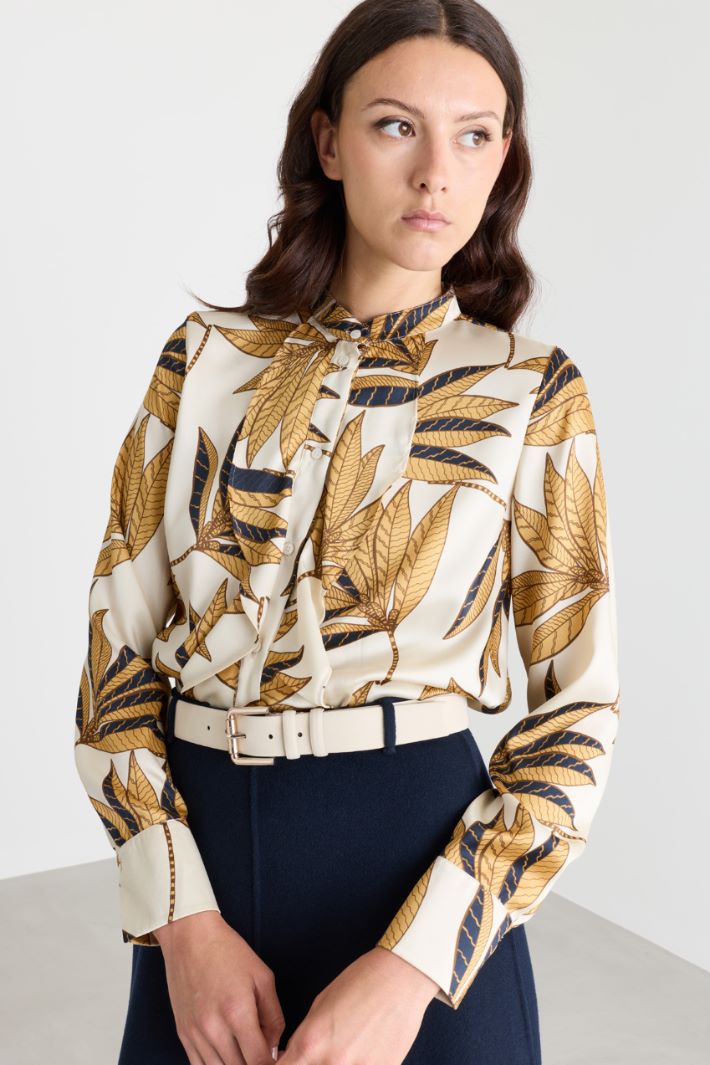 Camicia dritta stampata - GIALLO - Intrend - 3