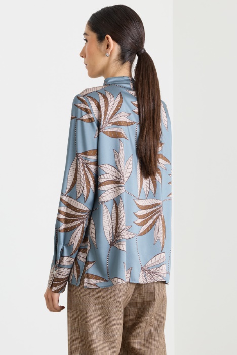 Camicia dritta stampata