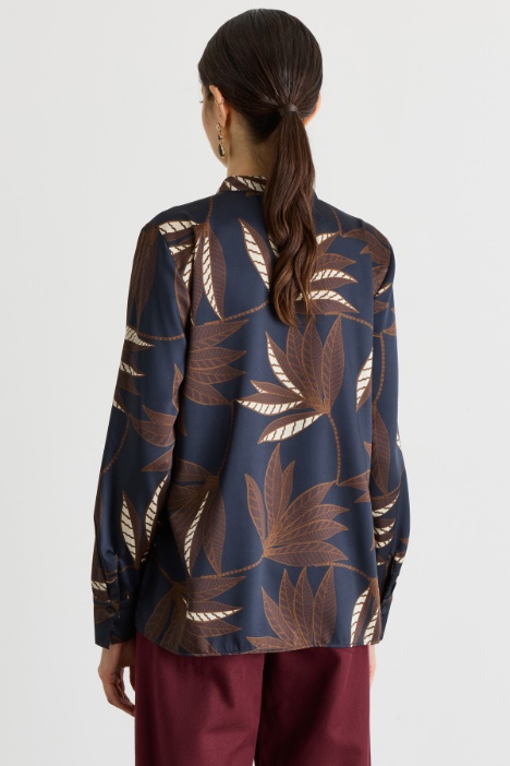 Camicia dritta stampata