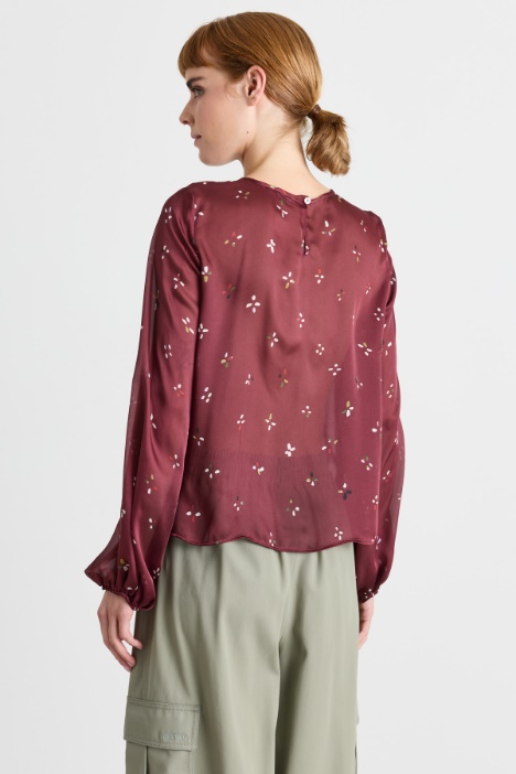 Blusa con rouches
