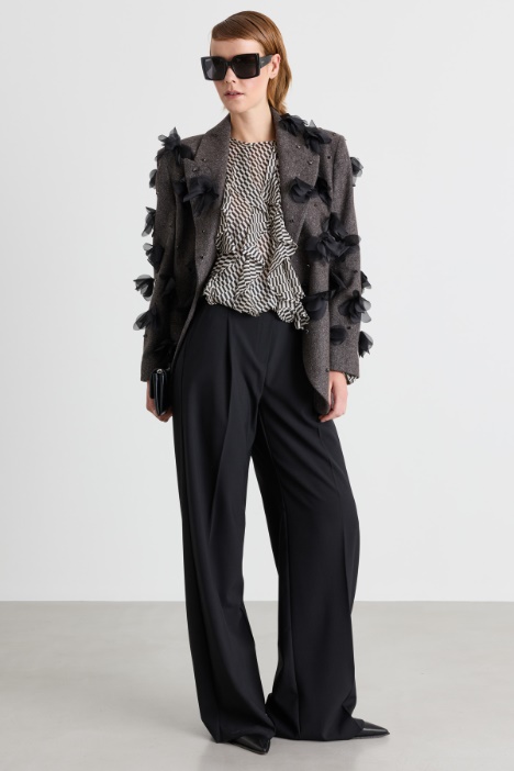 Blusa con volantes - Intrend