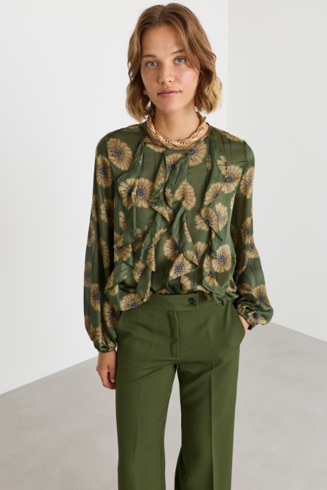 Blusa con rouches - Intrend