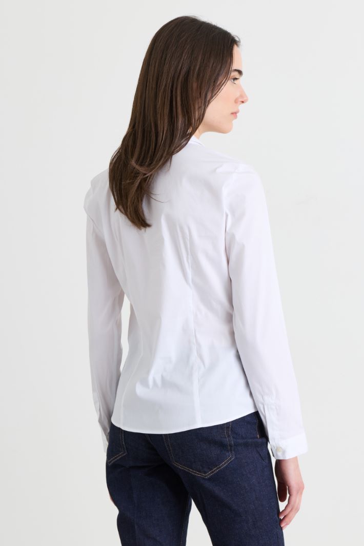 Camicia aderente - BIANCO - Intrend - 4