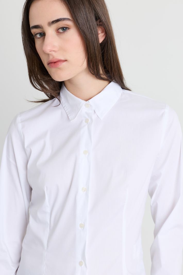 Camicia aderente - BIANCO - Intrend - 3