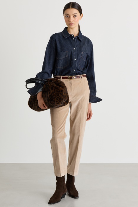 Corduroy trousers - Intrend