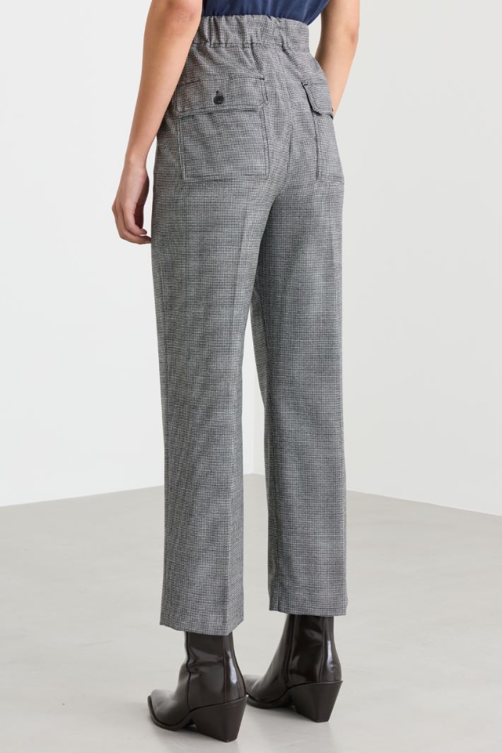 Pantalone in flanella - GRIGIO - Intrend - 4