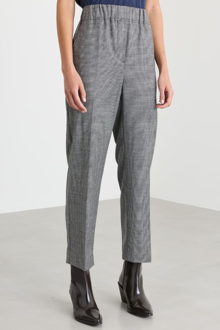 Pantalone in flanella - GRIGIO - Intrend - 2