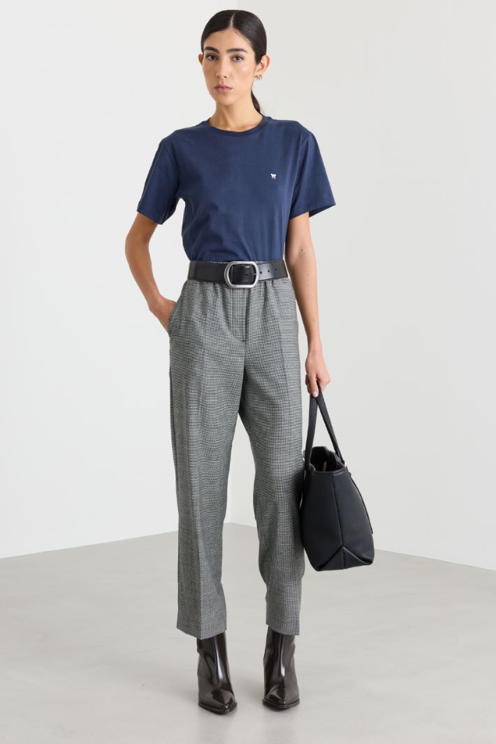 Pantalone in flanella - GRIGIO - Intrend
