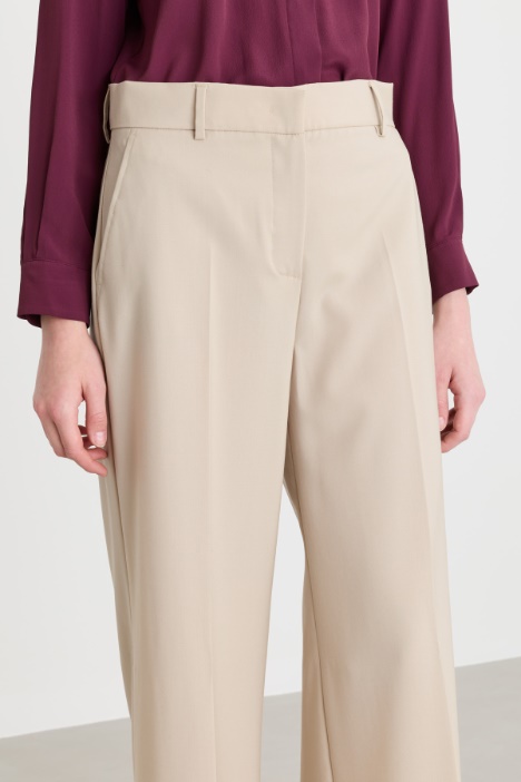 Pantalone palazzo in tela