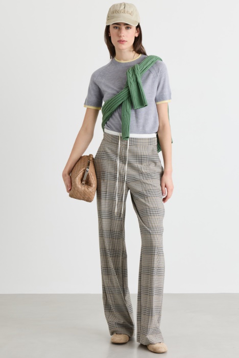 Double-Belt Trousers - Intrend