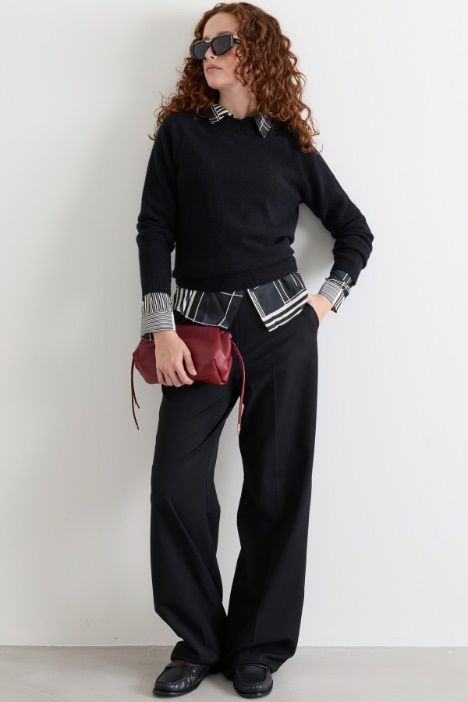 Double-Belt Trousers - Intrend