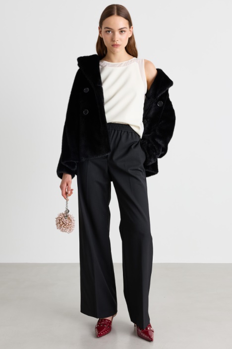 Gabardine trousers - Intrend