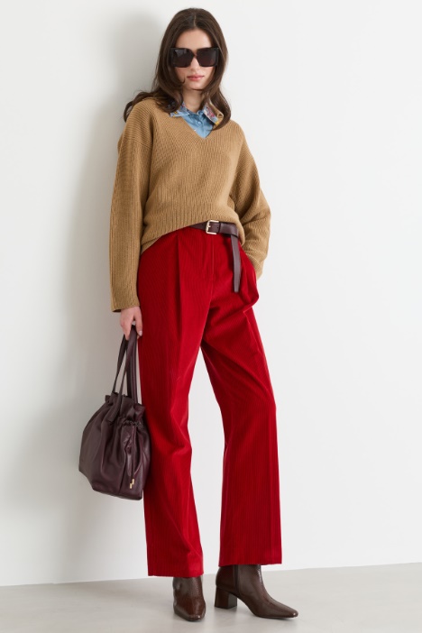 Corduroy trousers - Intrend