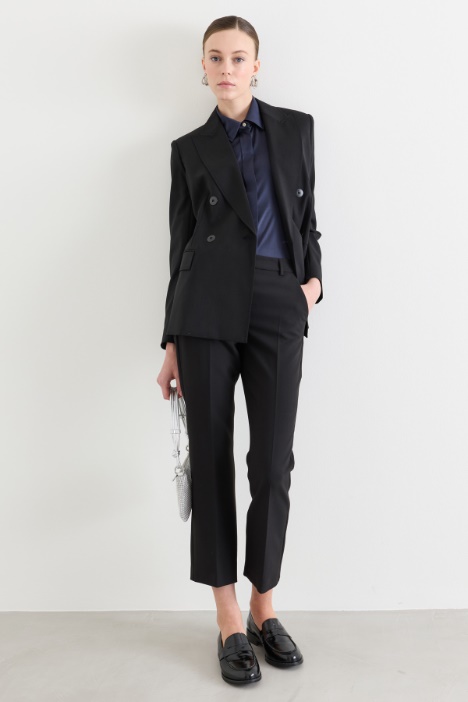 Stretch canvas trousers - Intrend