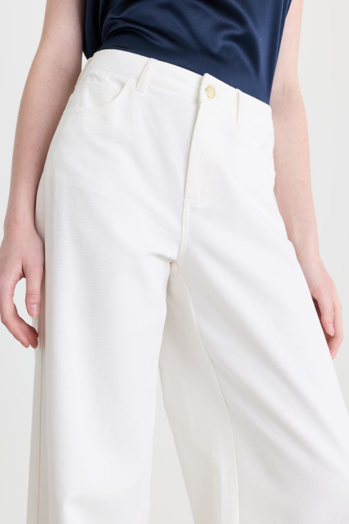 Pantalone in bull - BIANCO - Intrend - 3