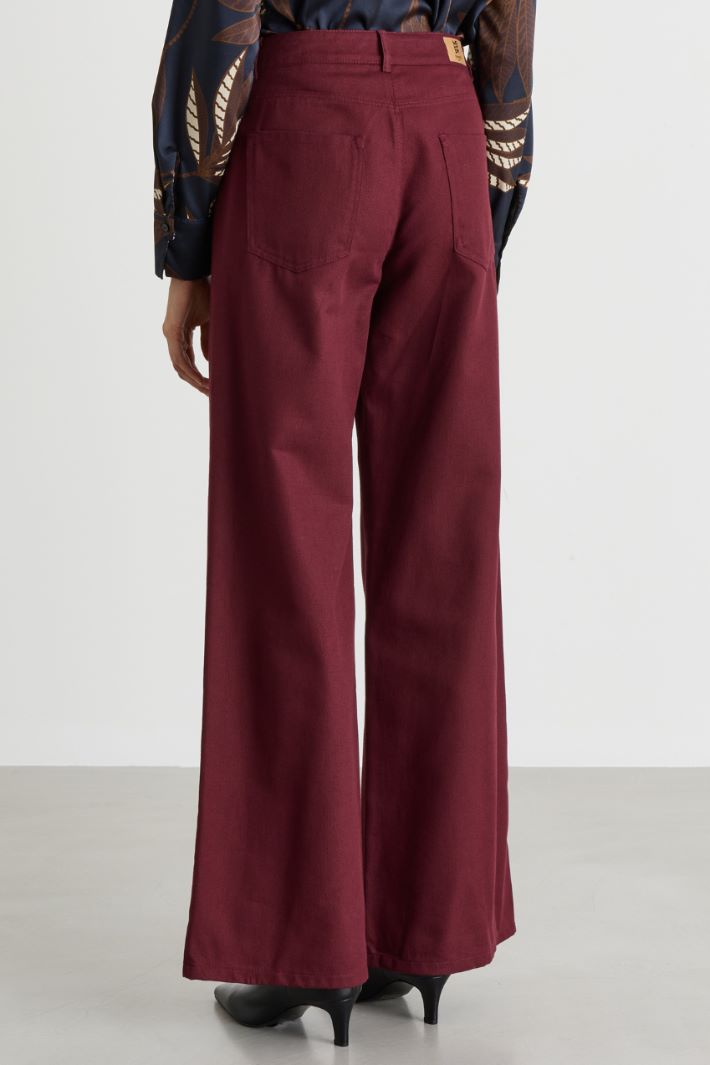 Pantalone in bull - BORDEAUX - Intrend - 4