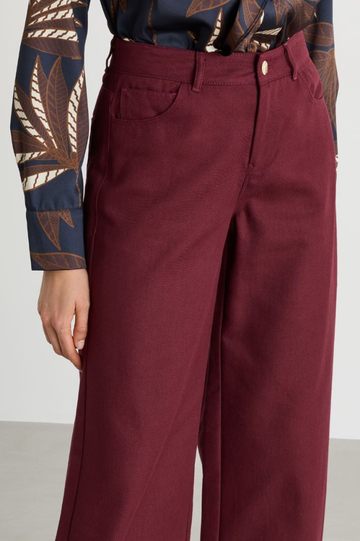 Pantalone in bull - BORDEAUX - Intrend - 3