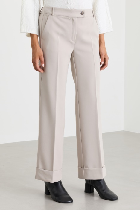 Pantalone dritto stretch
