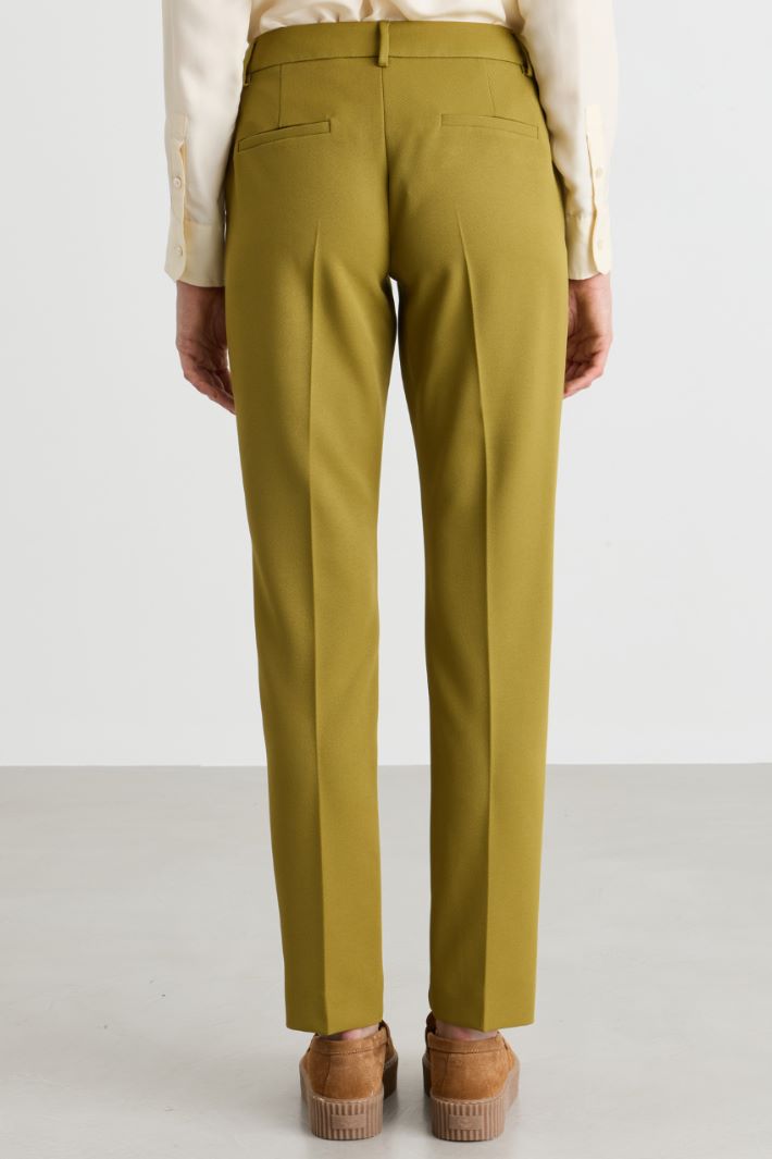 Chino trousers - GREEN - Intrend - 4