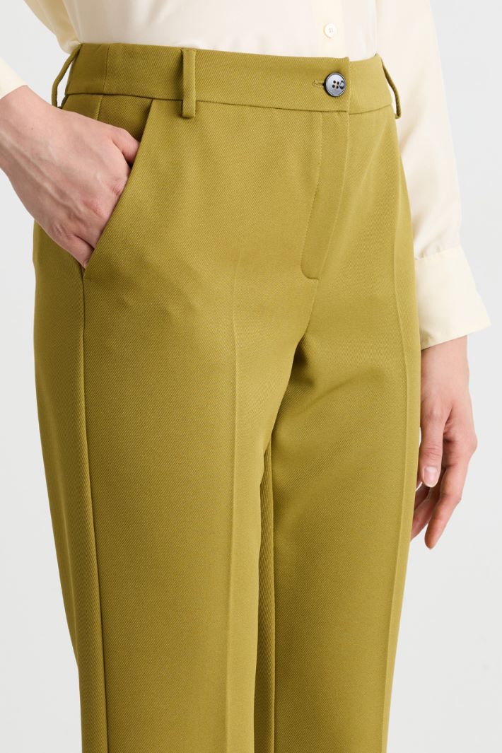 Chino trousers - GREEN - Intrend - 3
